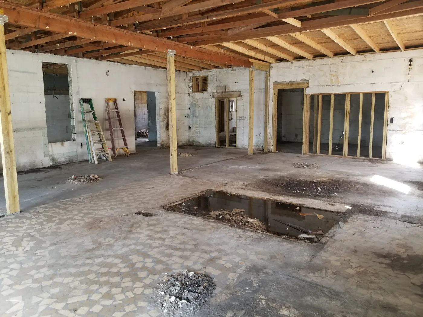 Salt & Pepper remodel before